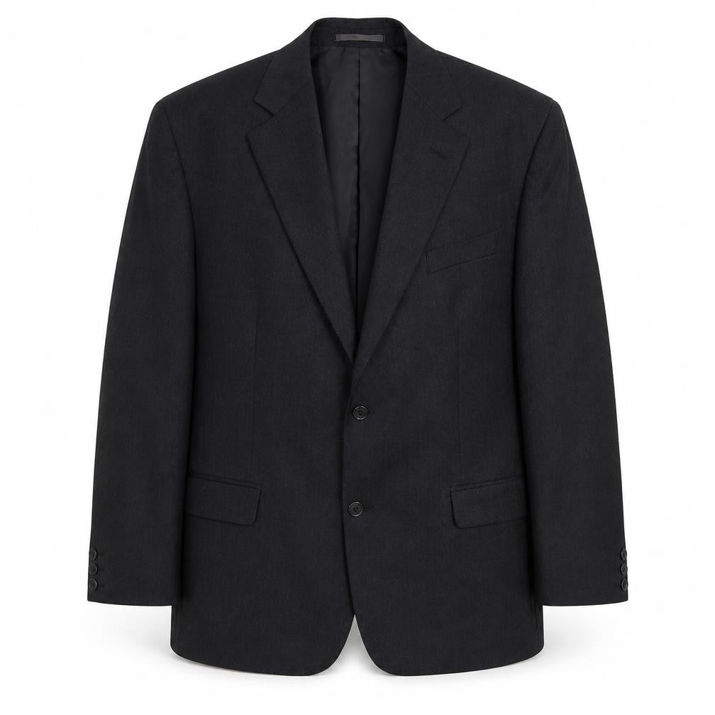 Front view of Greenwoods men’s grey wool jacket blazer, size 44