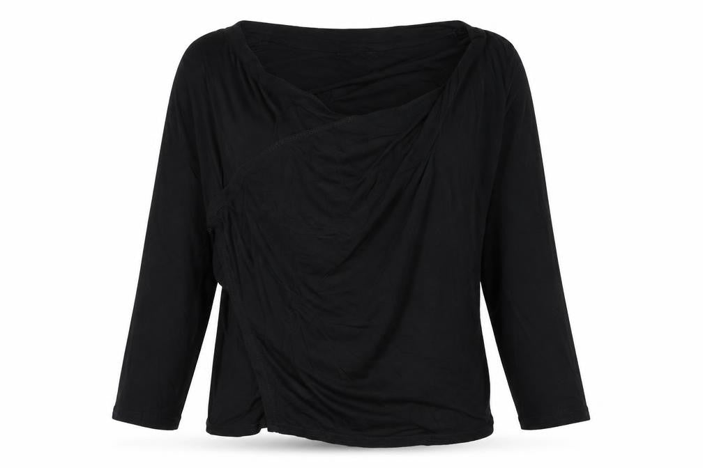 BHS Womens Black V-Neck  Viscose Cardigan Jumper Size 12