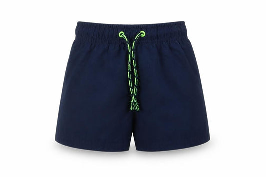 Front view of George Baby Blue Polyester Cropped Trousers, size 12-18, Months Drawstring