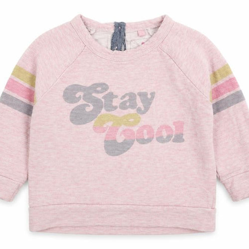NEXT Girls Pink Striped Cotton Basic T-Shirt Size 12-18 Months Roll Neck Pullover - Stay Cool
