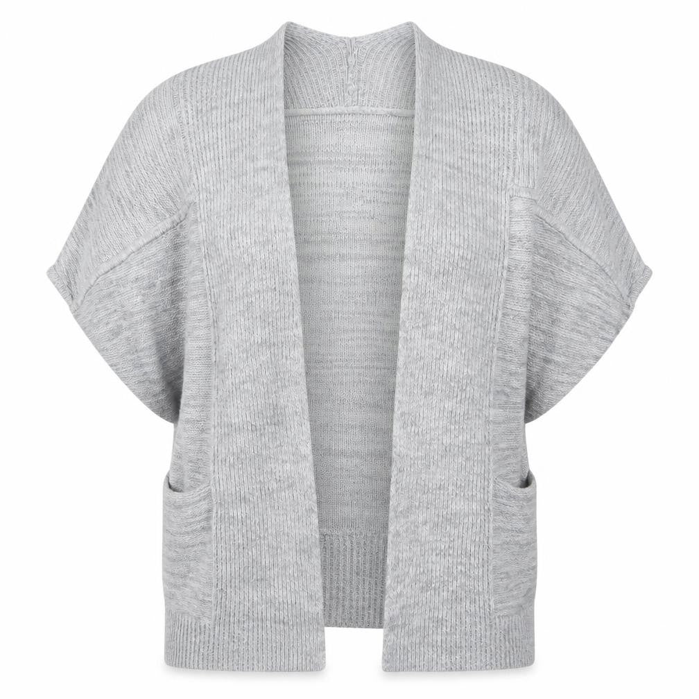 NEXT Womens Grey Round Neck  Acrylic Cardigan Jumper Size M