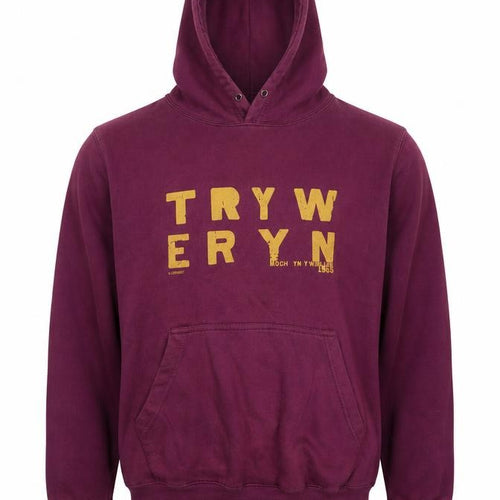 All We Do is Mens Purple  Cotton Pullover Hoodie Size S   - Tryweryn