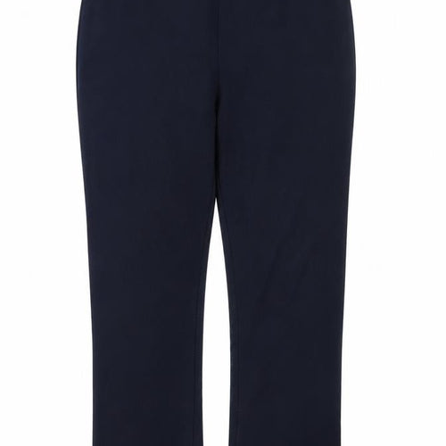 Preworn Womens Blue  Polyester Dress Pants Trousers Size 20 L29 in Regular