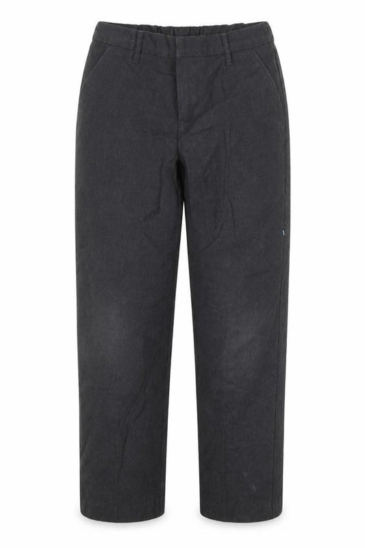 Front view of Lily & dan boys’ grey polyester dress pants trousers, size 10-11, years regular - school wear