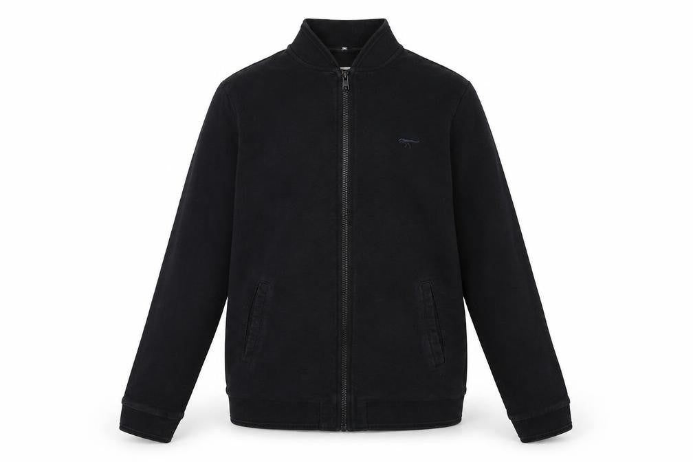 Bluezoo Boys Black  Cotton Full Zip Sweatshirt Size 11-12 Years