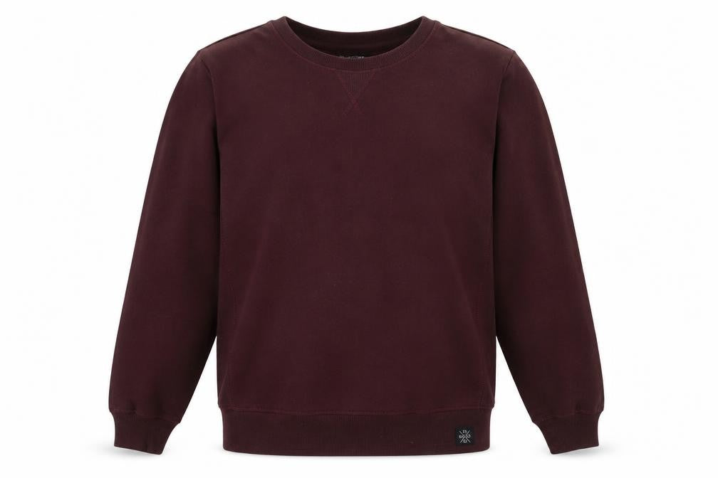 Avenue Mens Red Crew Neck  Cotton Pullover Jumper Size XL