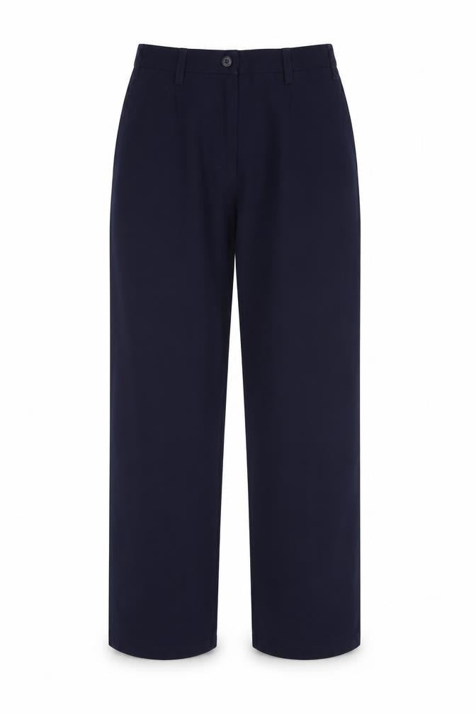 Tailored Image Womens Blue  Polyester Dress Pants Trousers Size 10 L32 in Regular Button