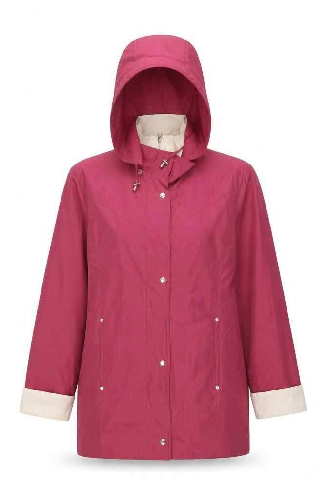 Gabriella Vicenga Womens Red   Jacket  Size 14  Zip