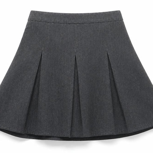 George Girls Grey  Polyester Flare Skirt Size 4-5 Years  Regular  - school