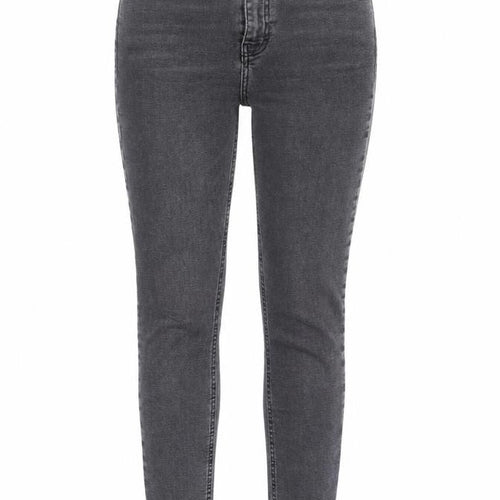 Topshop Womens Black  Cotton Skinny Jeans Size 28 in L26 in Regular