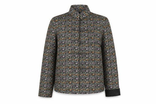 Front view of Henki women’s multicoloured floral jacket blazer, size M