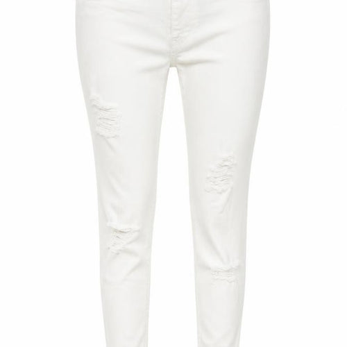 Pull&Bear Womens Ivory  Cotton Skinny Jeans Size 36 L27 in Regular