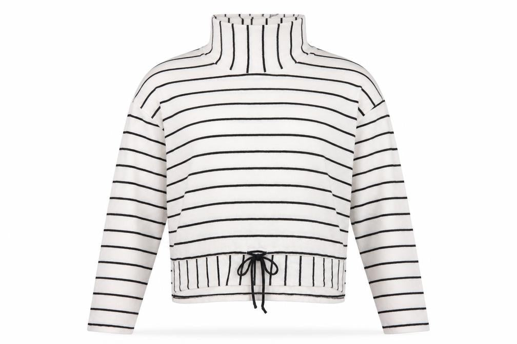 COIN 1804 Mens Multicoloured Roll Neck Striped Rayon Pullover Jumper Size XL