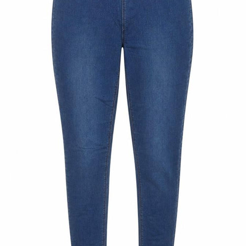 Matalan Womens Blue  Cotton Jegging Trousers Size 8 L30 in Regular