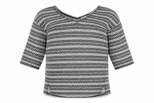 Front view of Next women’s multicoloured v-neck argyle/diamond polyester jumper, size UK 10