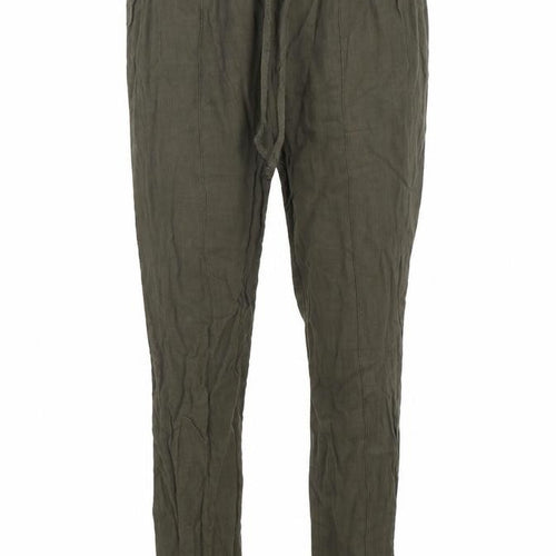 Shein  Womens Green  Cotton Bloomer Trousers Size L L26 in Regular