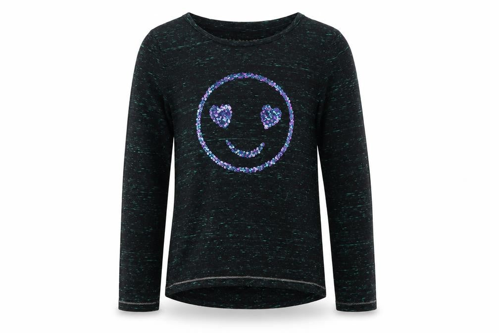Next Girls Green  Polyester Basic Blouse Size 8 Years Crew Neck  - Smile