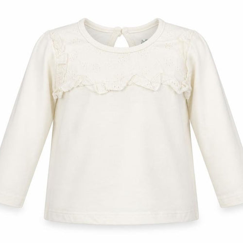Primark Girls Beige  Cotton Basic T-Shirt Size 9-12 Months Round Neck