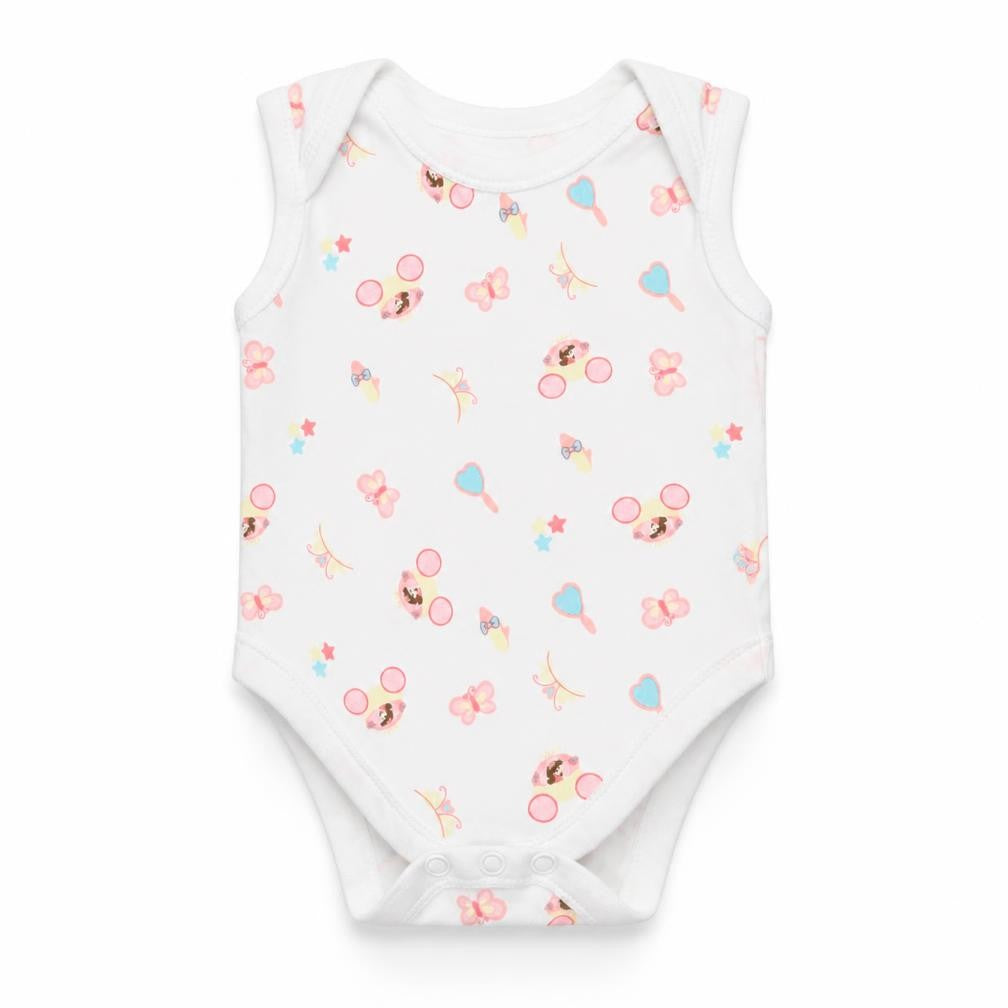 Dunnes Stores Girls White  Cotton Babygrow One-Piece Size Newborn
