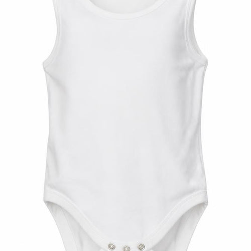NEXT Girls White  Cotton Bodysuit One-Piece Size 2-3 Years  Button - Unisex