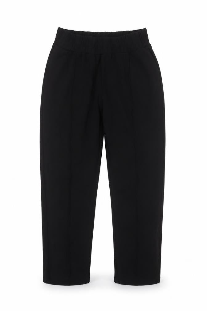 Gallery Womens Black  Viscose Cropped Trousers Size M L27 in Regular