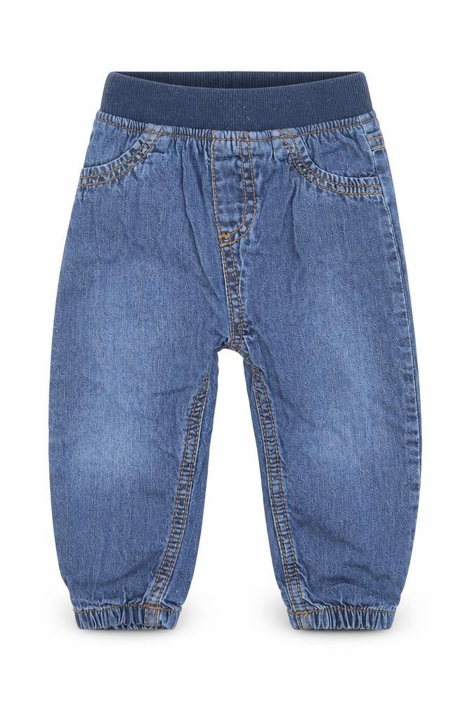 F&F Boys Blue  Cotton Capri Jeans Size 9-12 Months