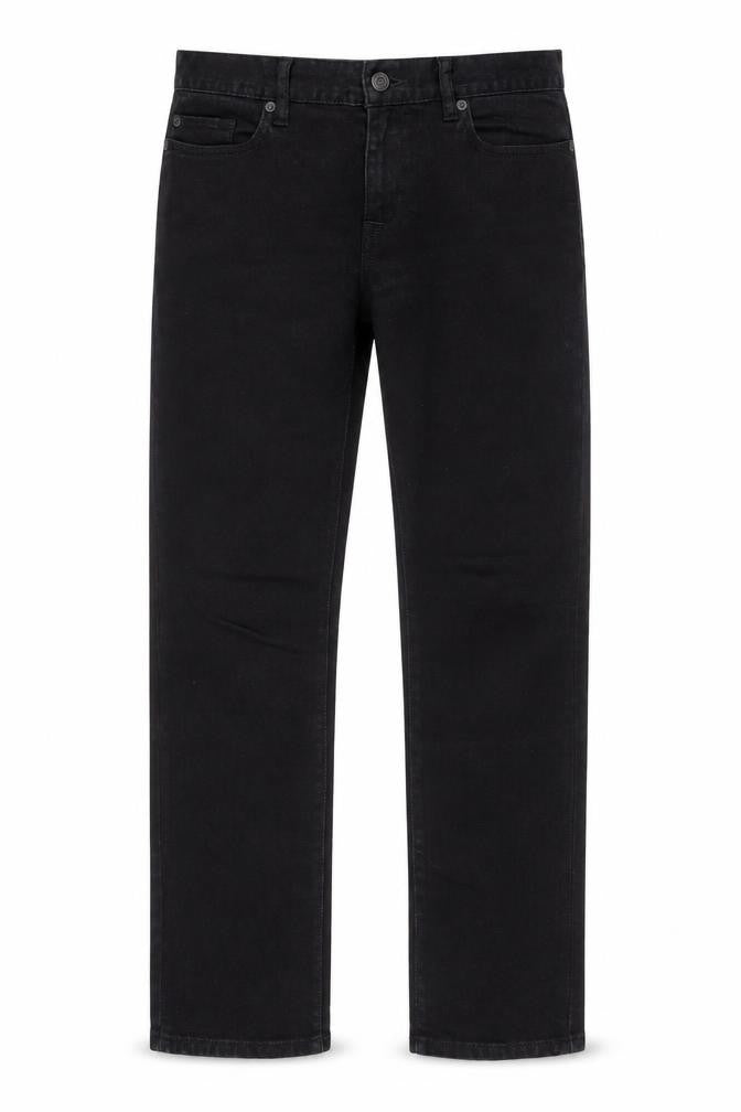 Gap Mens Black  Cotton Straight Jeans Size 28 in L32 in Regular Zip