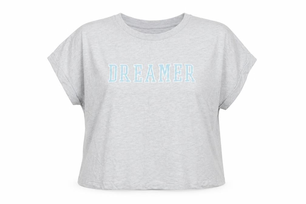 Dunnes Stores Womens Grey  Cotton  Pyjama Top Size XL   - Dreamer