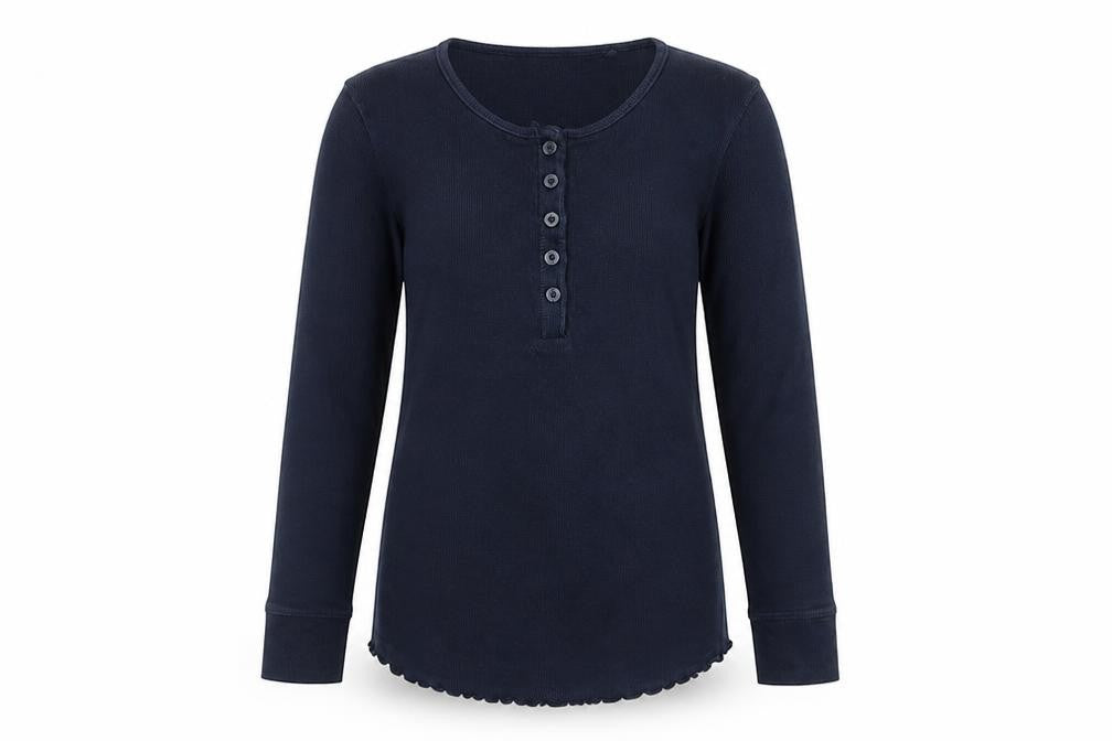 NEXT Girls Blue  Cotton Cami Pyjama Top Size 9 Years  Pullover - Lettuce Edging
