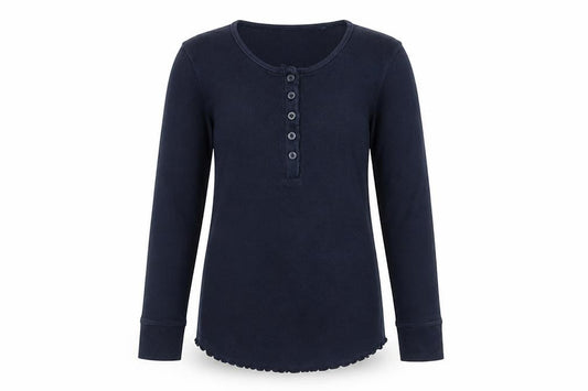 NEXT Girls Blue  Cotton Cami Pyjama Top Size 9 Years  Pullover - Lettuce Edging