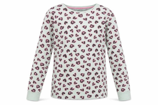 F&F Girls Green Animal Print Cotton Cami Pyjama Top Size 12-13 Years  Pullover