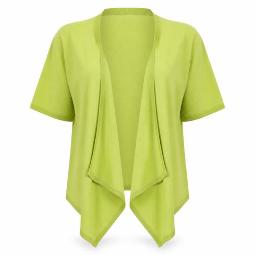 Country Casuals Womens Green V-Neck  Viscose Cardigan Jumper Size 14