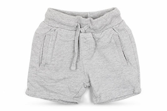 Front view of Very boys’ grey cotton sweatpants, size 12-18, months