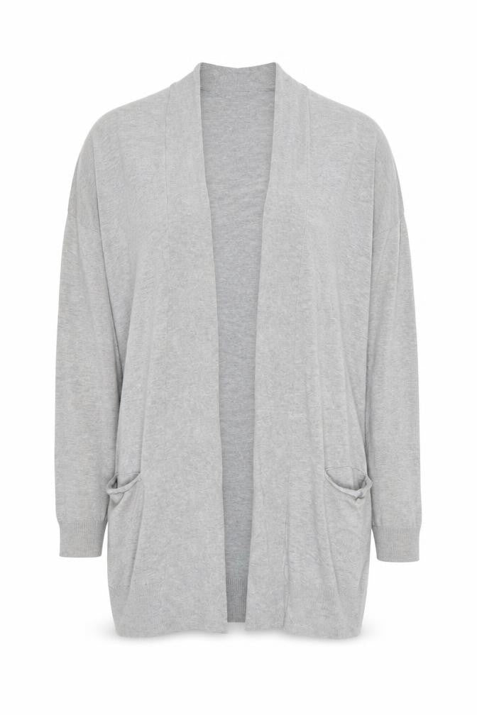 Atmopshere Womens Grey V-Neck  Viscose Cardigan Jumper Size 10