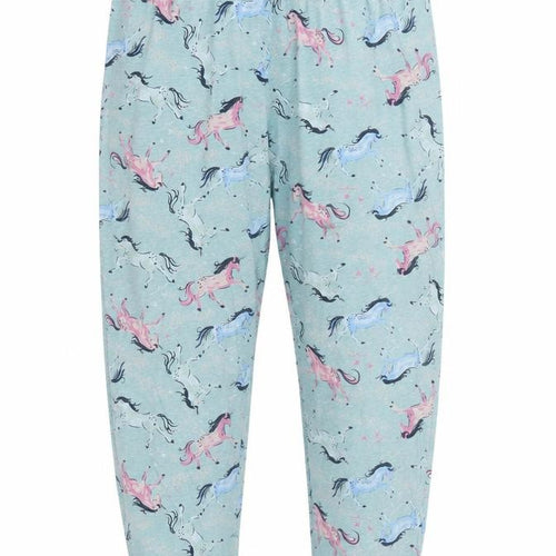 Marks and Spencer Womens Blue  Cotton Trousers  Size 12 L30 in Regular  - Unicorns