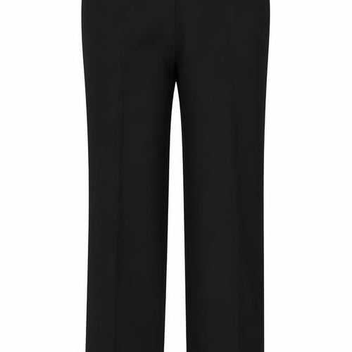 Preworn Womens Black  Polyester Trousers  Size 30 in L26 in Regular
