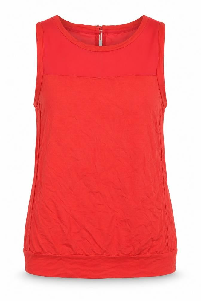 Next Womens Pink  Viscose Basic Tank Size 12 Crew Neck