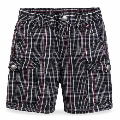 Kenneth Cole Boys Black Check Cotton Bermuda Shorts Size 2 Years  Regular