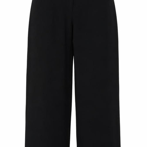Trombolini Womens Black  Polyester Trousers  Size 32 in L30 in Regular Hook & Eye