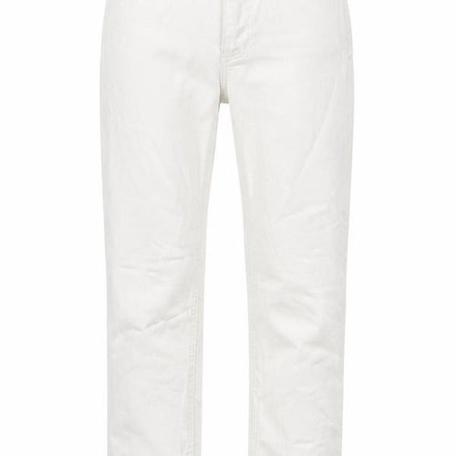 Topshop Womens White  Coir Straight Jeans Size 28 L28 in Regular Button