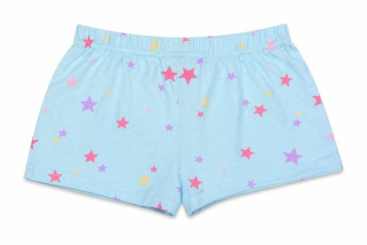NEXT Girls Blue Geometric Cotton Cami Sleep Shorts Size 3-4 Years  Pullover - star pattern