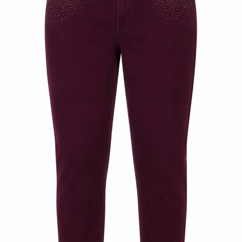 Per Una Womens Purple  Polyester Skinny Jeans Size 32 in L22.5 in Regular Zip - short leg length