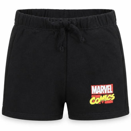 Primark Boys Black  Cotton  Sleep Shorts Size 12-18 Months   - Marvel