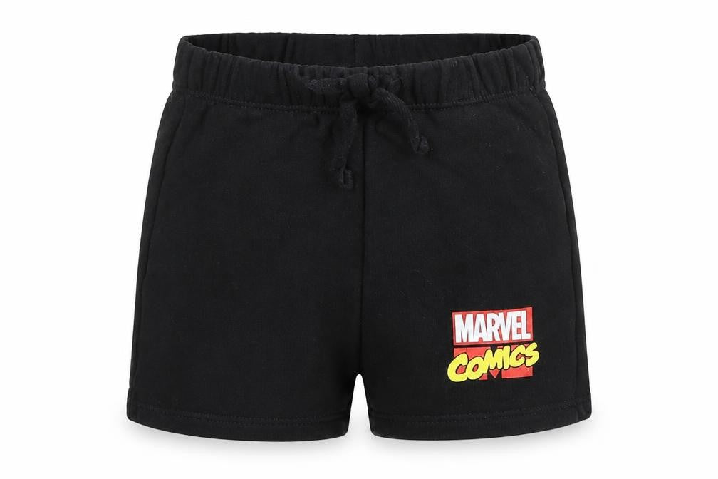 Primark Boys Black  Cotton  Sleep Shorts Size 12-18 Months   - Marvel