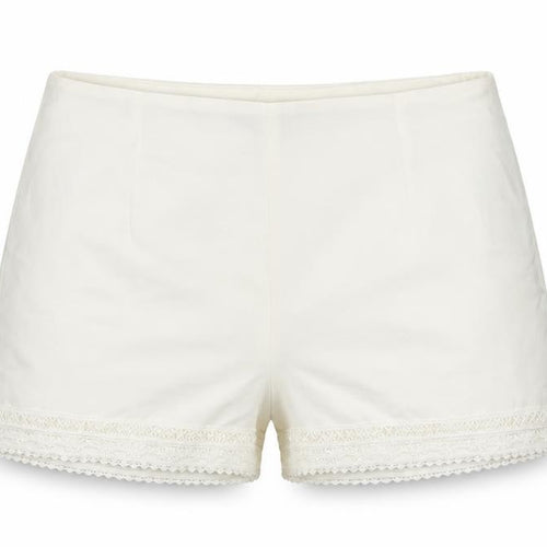 Boohoo Womens White  Polyester Sailor Shorts Size 10 L3 in Regular Zip
