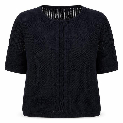 Marks and Spencer Womens Blue Round Neck  Polyester Pullover Jumper Size 14