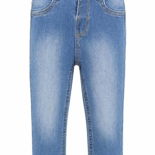Mayoral Baby Blue  Cotton Capri Jeans Size 3-6 Months  Button