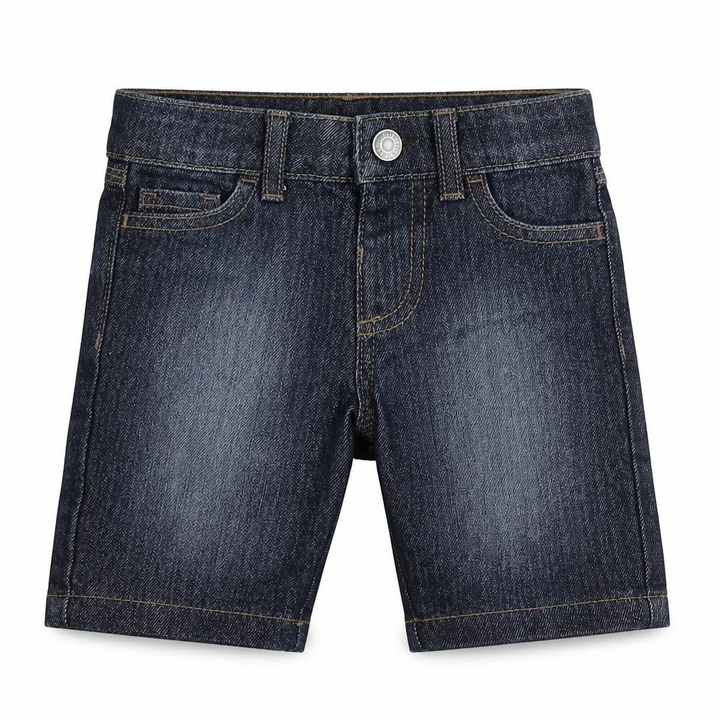 Denim & Co. Boys Blue  Cotton Cropped Jeans Size 18-24 Months  Button - Shorts