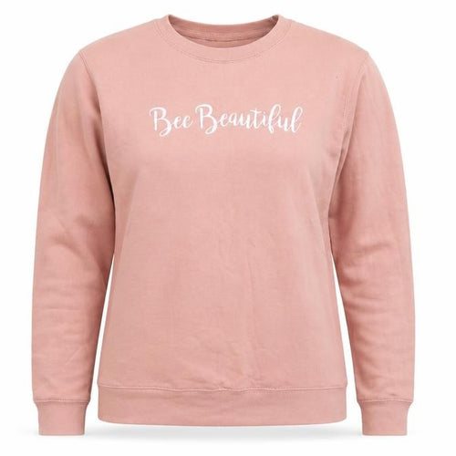 JustHoods Womens Pink  Cotton Pullover Sweatshirt Size XS   - Bee Beautiful