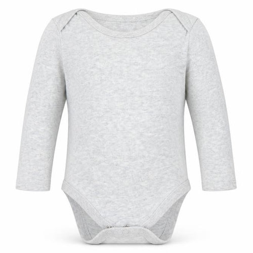 Marks and Spencer Baby Grey  Cotton Leotard One-Piece Size 3-6 Months  Snap